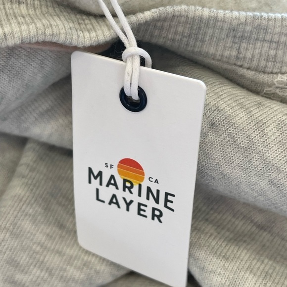 Marine Layer NWT size XL Jenny  sweatshirt cozy neutral loungewear casual New - Picture 9 of 12